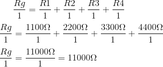 Lösung zur Übungsaufgabe 1 zur Berechnung einer einfachen Reihenschaltung - Ergebnis Widerstand
