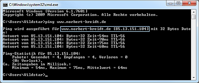 net dns namensauflösung