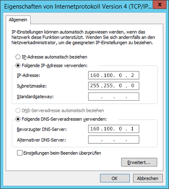 WinServ2012 Eigenschaften von Internetprotokoll Version 4TCP IPv4 full