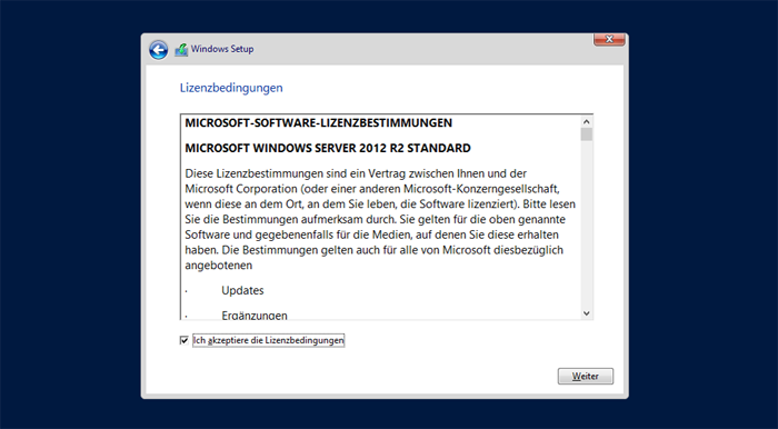 WinServ2012 Lizenz