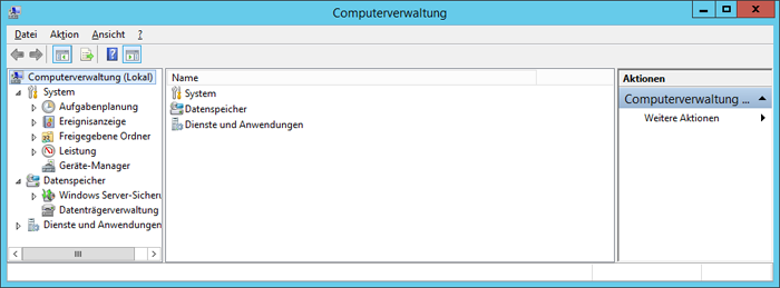 WinServ2012 - Computerverwaltung Lokal